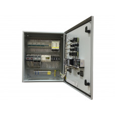 S1RB-EC-2/2-20-54  Шкаф управления с прямым пуском с питанием от однофазной сети для управления двумя однофазными насосами систем опорожнения,  работающих в режиме "рабочий-дополнительный"